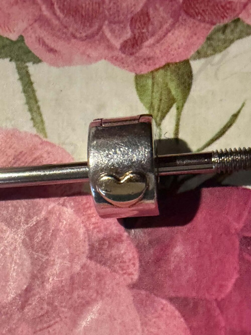 Authentic Pandora Classic Heart Clip # 792080